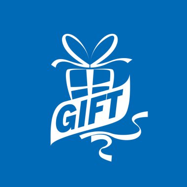 vektör logo kutusu hediyeler ile
