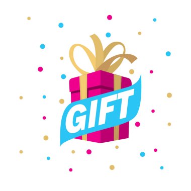 vektör logo kutusu hediyeler ile