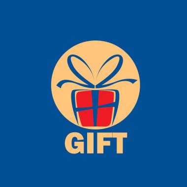vektör logo kutusu hediyeler ile