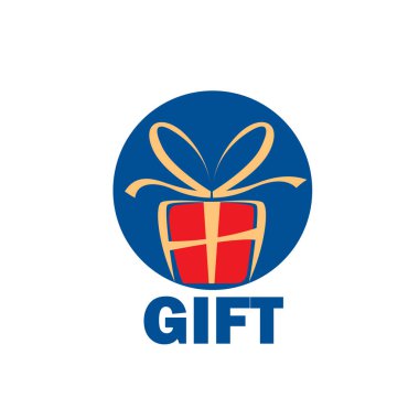 vektör logo kutusu hediyeler ile