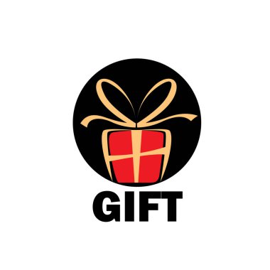 vektör logo kutusu hediyeler ile