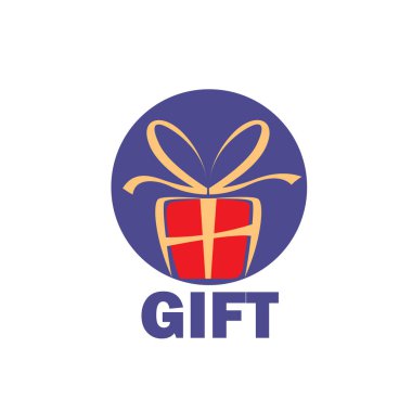 vektör logo kutusu hediyeler ile