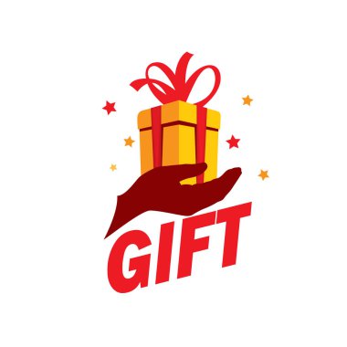 vektör logo kutusu hediyeler ile