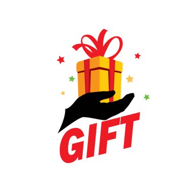 vektör logo kutusu hediyeler ile