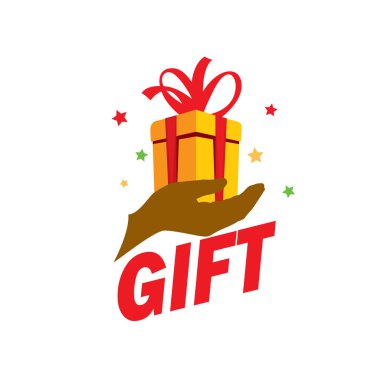 vektör logo kutusu hediyeler ile