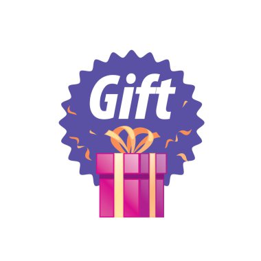 vektör logo kutusu hediyeler ile