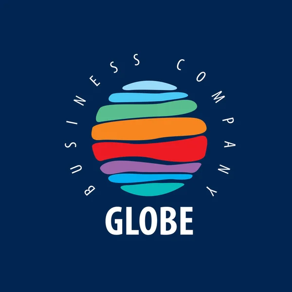Modèle de logo Terre. Signe Globe — Image vectorielle