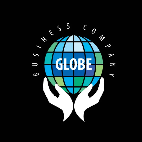 Szablon logo Ziemi. Znak globu — Wektor stockowy