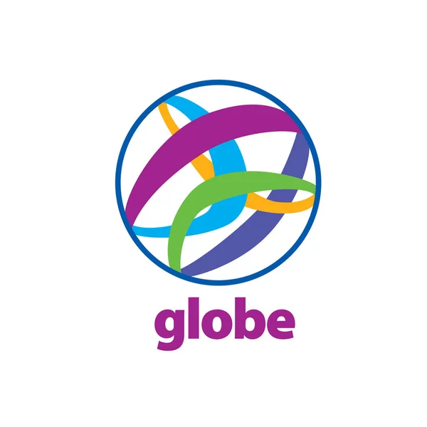 Logo abstracto Globe — Vector de stock