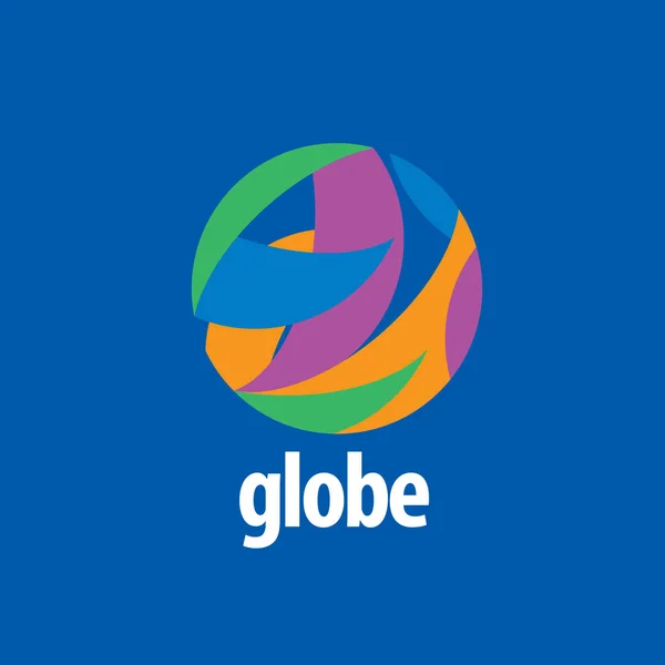 Logo abstracto Globe — Vector de stock