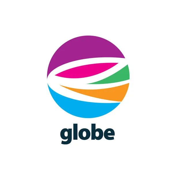 Logotipo abstrato Globo — Vetor de Stock