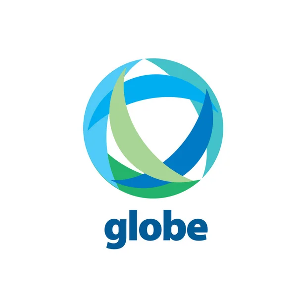 Logotipo abstrato Globo — Vetor de Stock