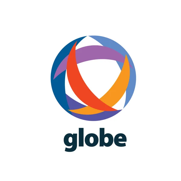 Logotipo abstrato Globo — Vetor de Stock