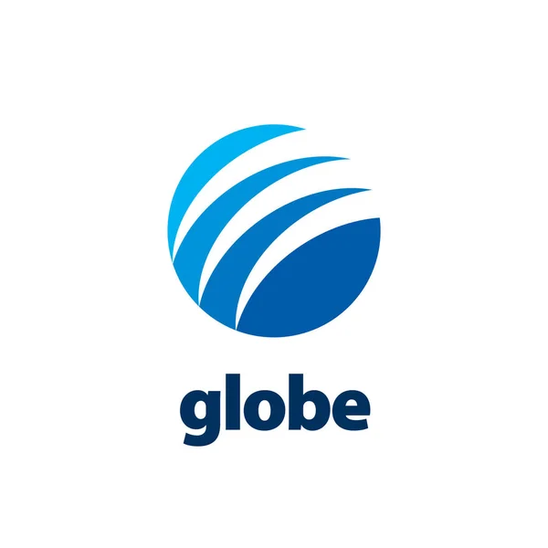 Logotipo abstrato Globo — Vetor de Stock