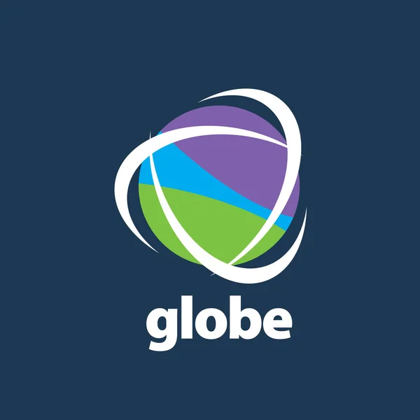 Abstrakta logotyp Globe — Stock vektor