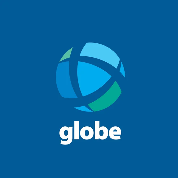 Logotipo abstrato Globo — Vetor de Stock