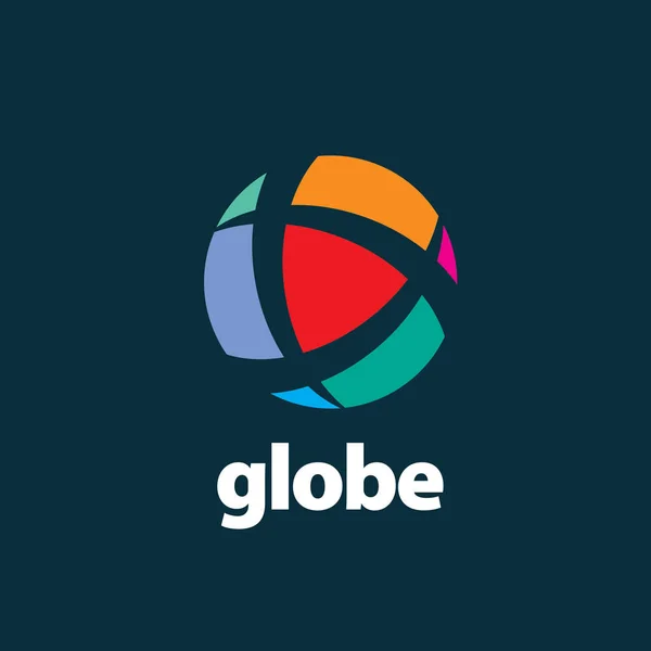 Abstrakt logo Globe – Stock-vektor