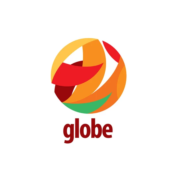 Logo abstracto Globe — Vector de stock