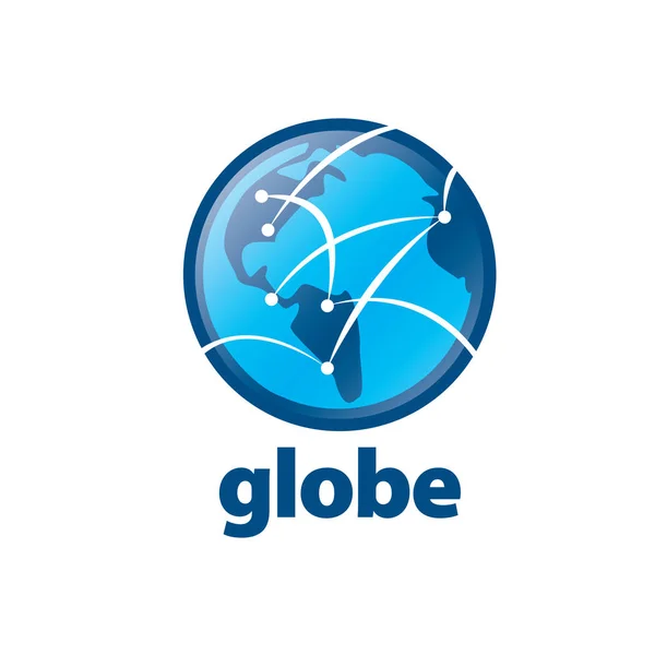 Logo abstracto Globe — Vector de stock