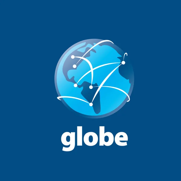 Logo Globe abstrak - Stok Vektor