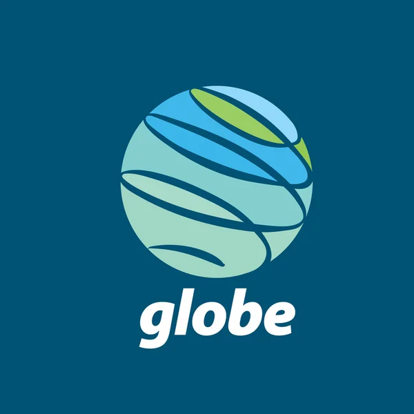 Logo abstracto Globe — Vector de stock