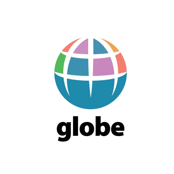 Logo abstracto Globe — Vector de stock