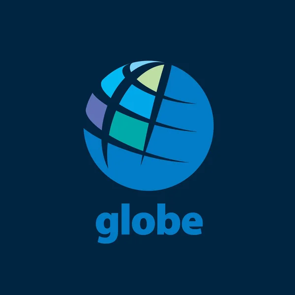 Logo abstracto Globe — Vector de stock