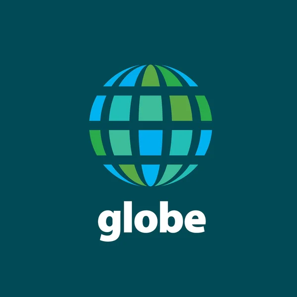 Logo abstracto Globe — Vector de stock