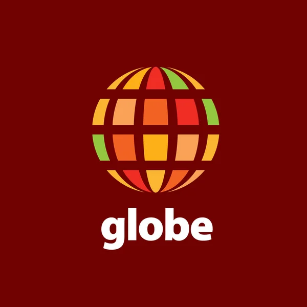 Abstrakter Logo-Globus — Stockvektor