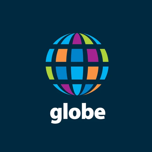 Logo abstracto Globe — Vector de stock