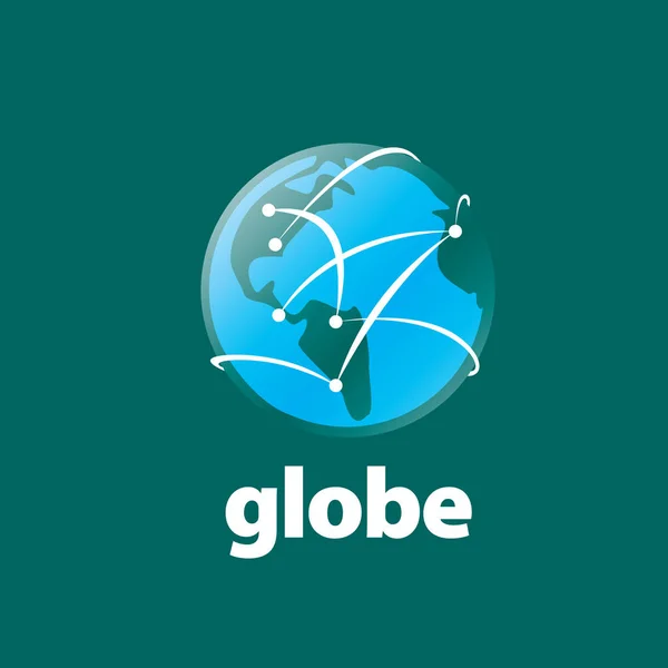 Logo abstracto Globe — Vector de stock