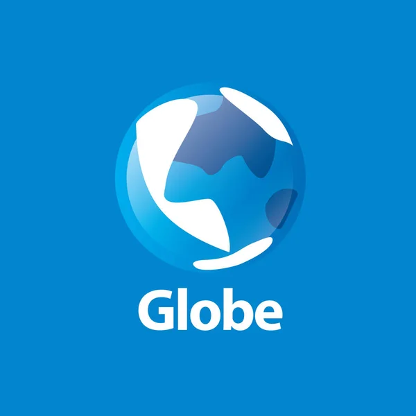 Logo abstracto Globe — Vector de stock