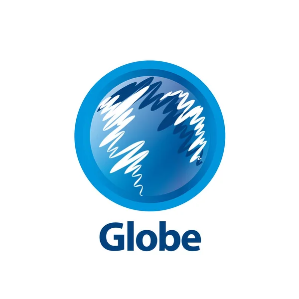 Logo abstracto Globe — Vector de stock