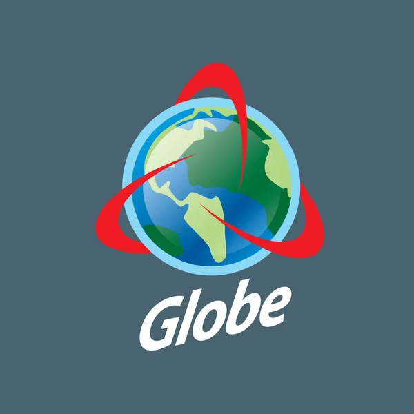 Logo abstracto Globe — Vector de stock