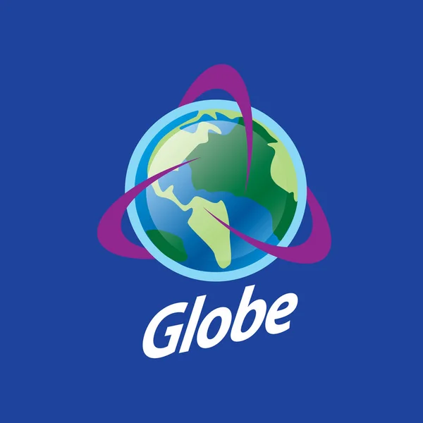 Logo abstracto Globe — Vector de stock