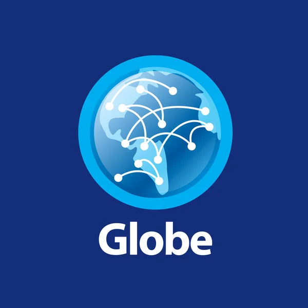 Logotipo abstrato Globo — Vetor de Stock