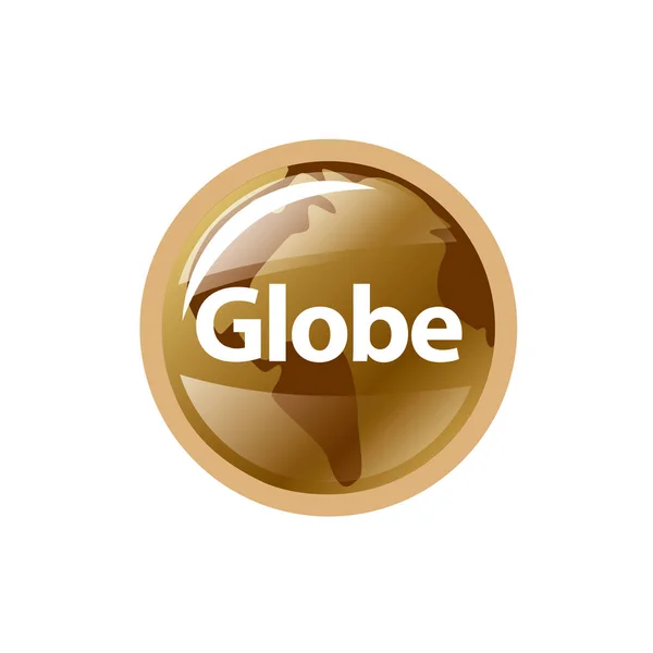 Abstrakter Logo-Globus — Stockvektor