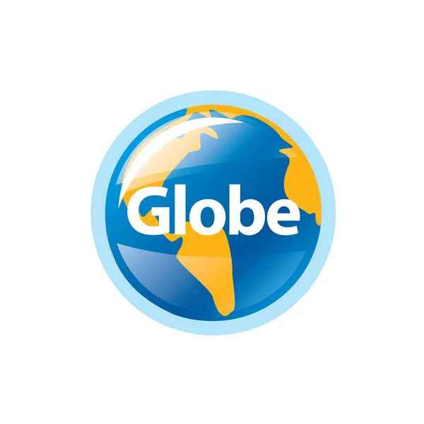 Logotipo abstrato Globo — Vetor de Stock