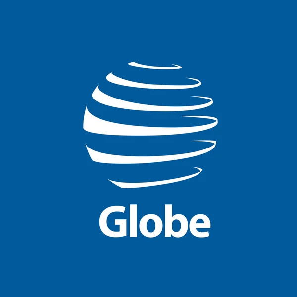 Abstrakter Logo-Globus — Stockvektor