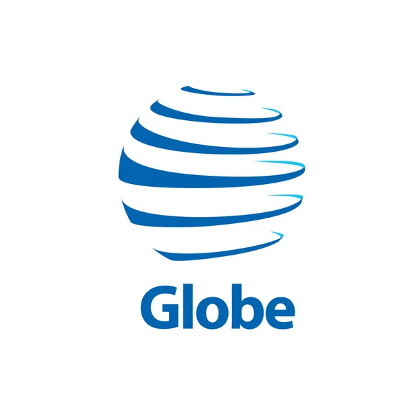 Logo abstracto Globe — Vector de stock