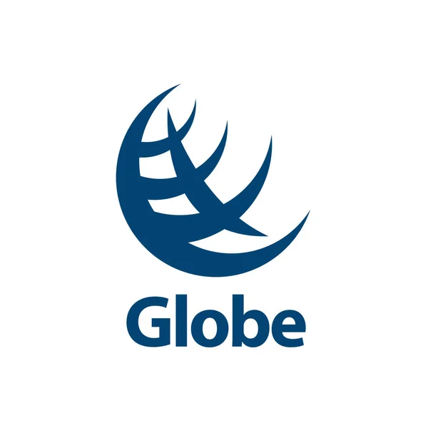 Logo abstracto Globe — Vector de stock