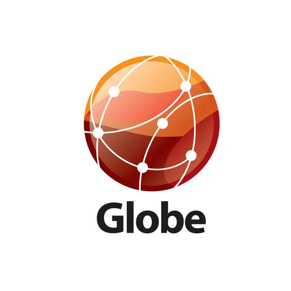 Logotipo abstrato Globo — Vetor de Stock