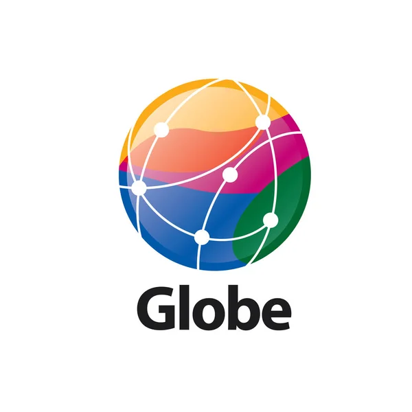 Abstrakta logotyp Globe — Stock vektor