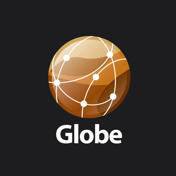 Logo abstracto Globe — Vector de stock