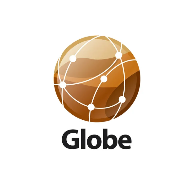 Abstrakter Logo-Globus — Stockvektor