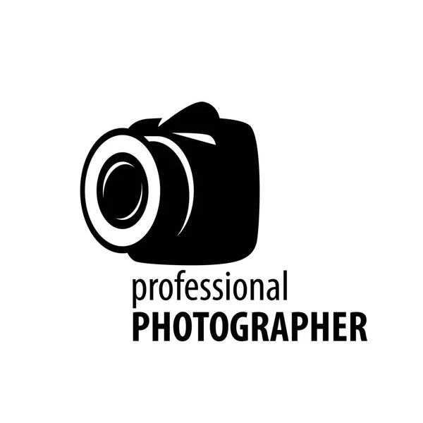 Logo appareil photo le photographe — Image vectorielle