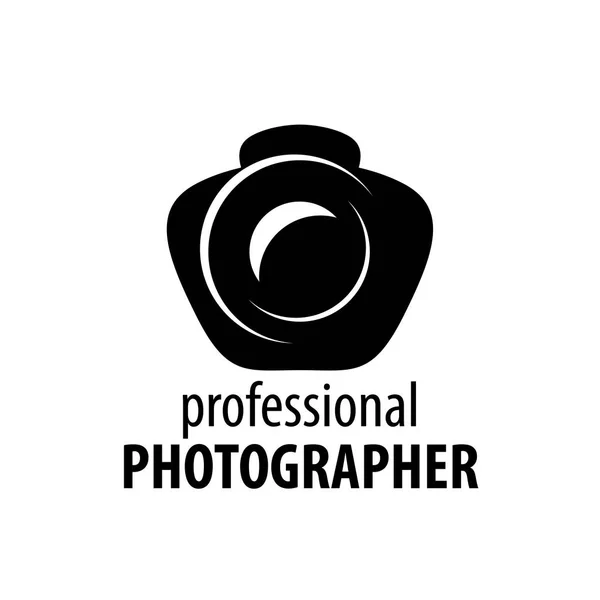 Logo appareil photo le photographe — Image vectorielle