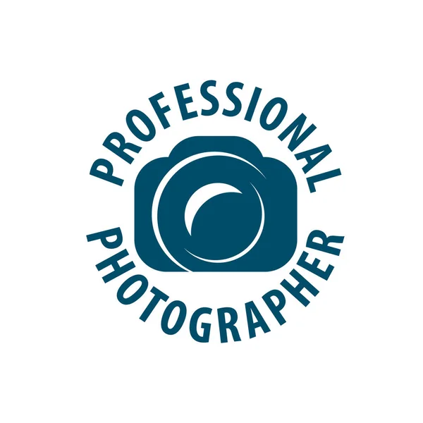 Logo appareil photo le photographe — Image vectorielle