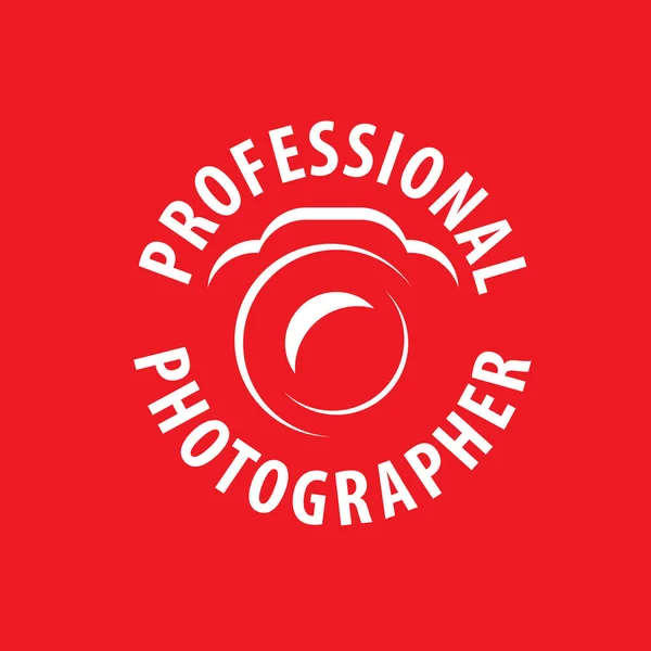 Logo kamera a fotós — Stock Vector