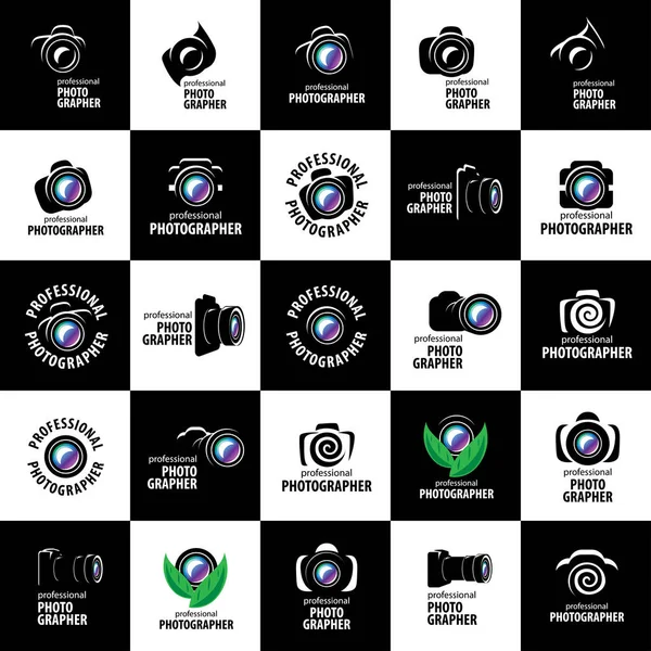 Câmera de logotipo o fotógrafo —  Vetores de Stock